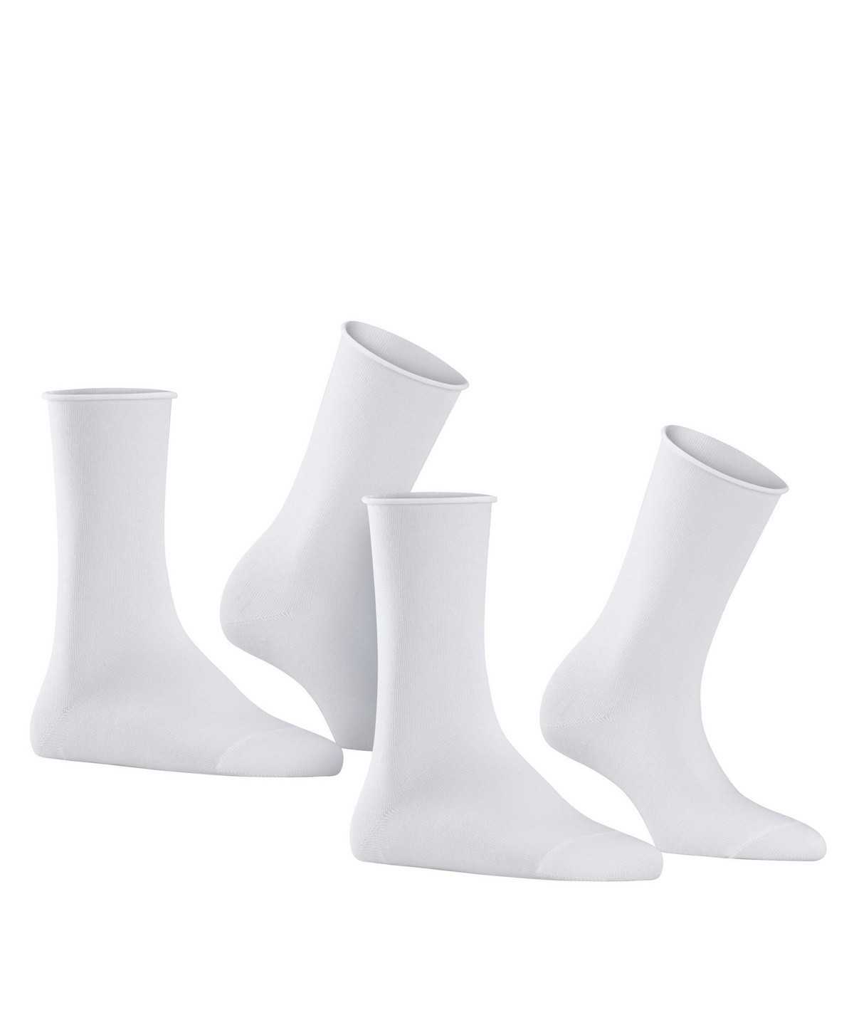 Falke Happy 2-Pack Socks Socken Damen Weiß | 3749802-HE