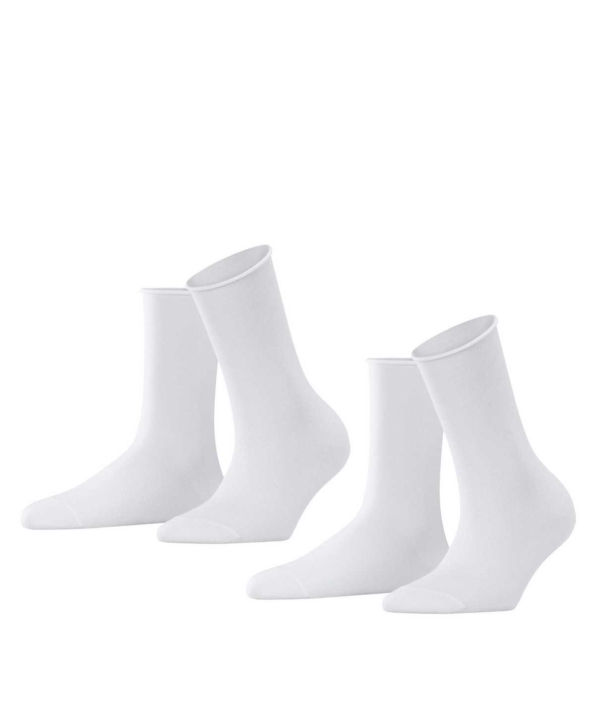 Falke Happy 2-Pack Socks Socken Damen Weiß | 3749802-HE