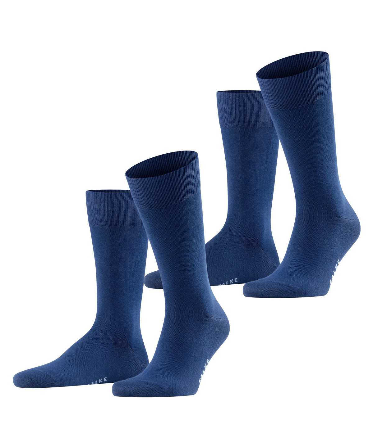 Falke Happy 2-Pack Socks Socken Herren Blau | 8692130-ZI