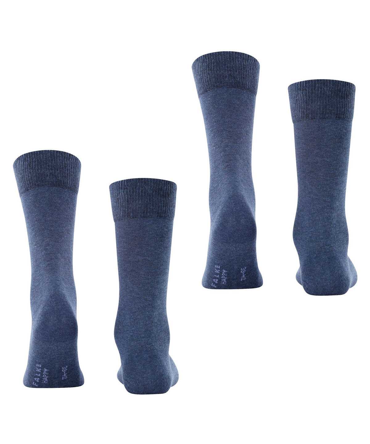 Falke Happy 2-Pack Socks Socken Herren Blau | 3581047-BE