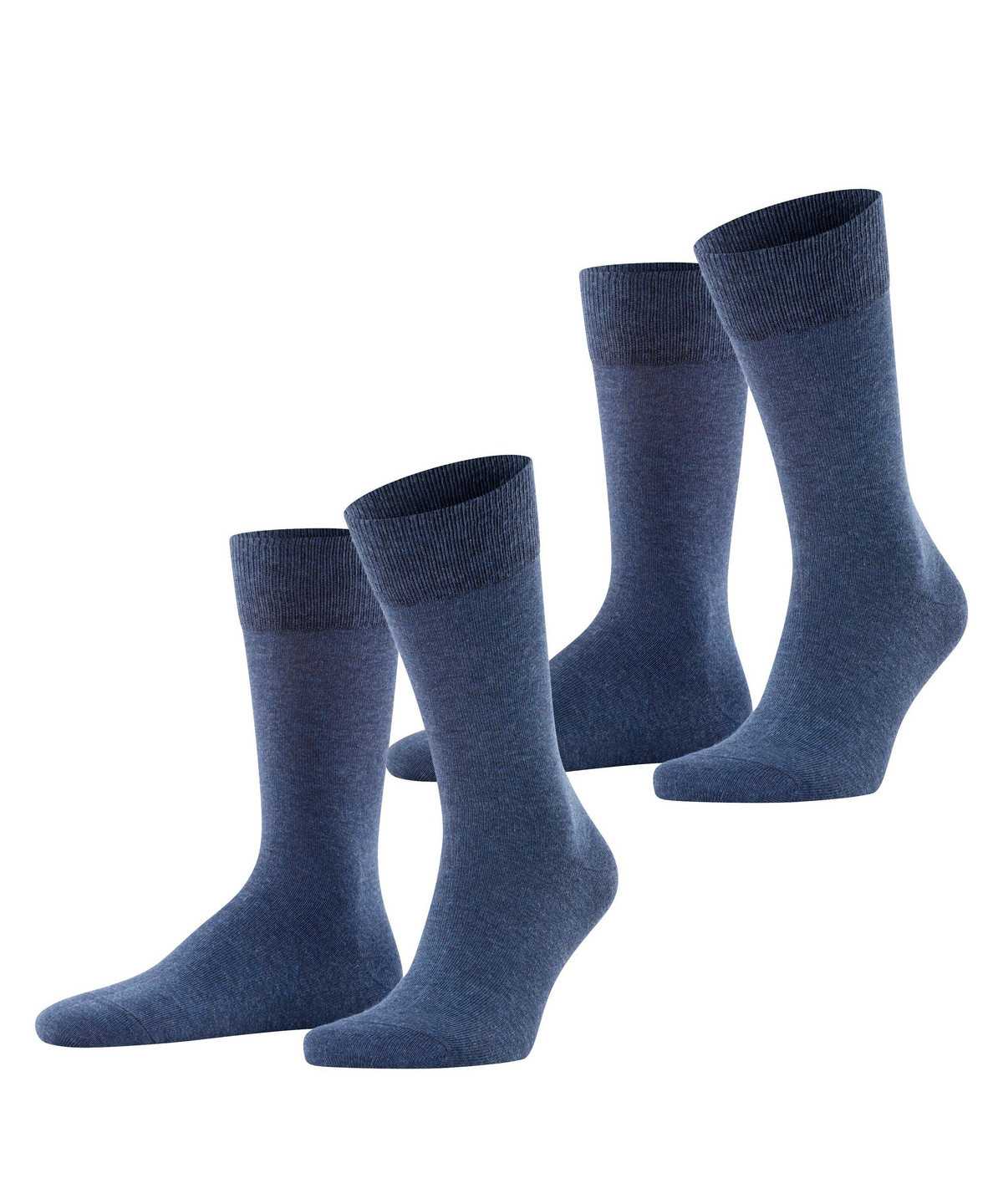 Falke Happy 2-Pack Socks Socken Herren Blau | 3581047-BE