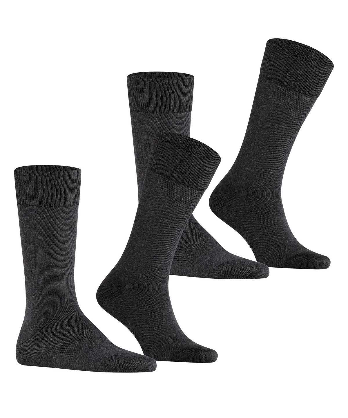 Falke Happy 2-Pack Socks Socken Herren Grau | 2807439-RN