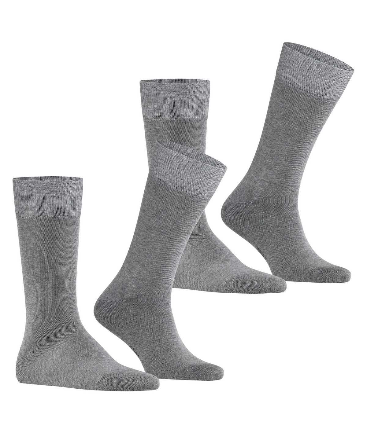 Falke Happy 2-Pack Socks Socken Herren Grau | 7049361-LS