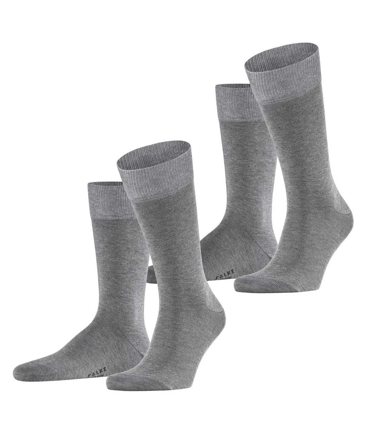 Falke Happy 2-Pack Socks Socken Herren Grau | 7049361-LS