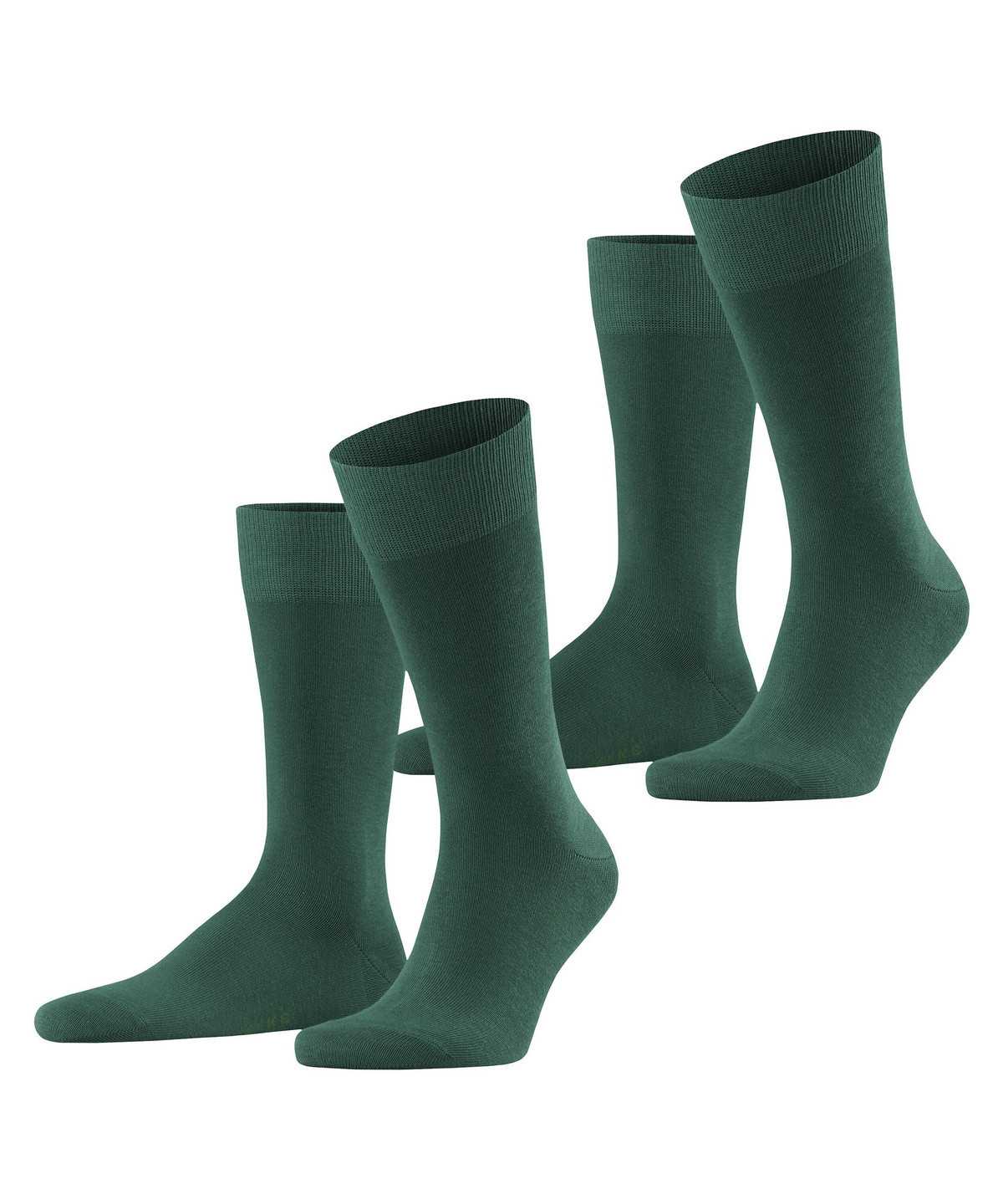 Falke Happy 2-Pack Socks Socken Herren Grün | 9825307-KB