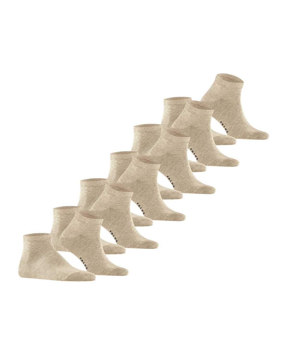 Falke Happy 6-Pack Sneaker socks Socken Herren Beige | 4708396-RU