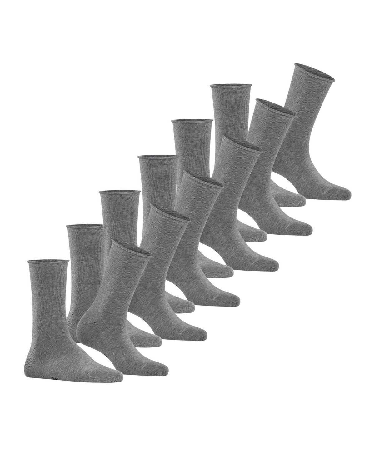 Falke Happy 6-Pack Socks Socken Damen Grau | 1490256-TV