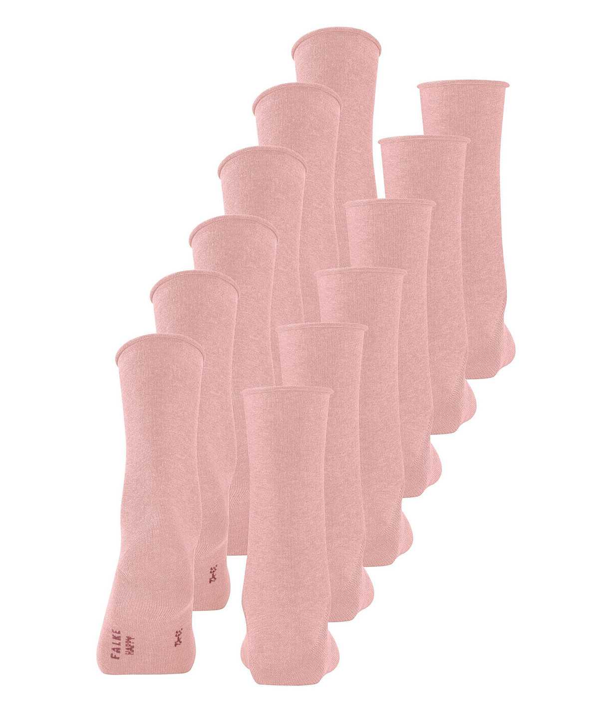 Falke Happy 6-Pack Socks Socken Damen Rosa | 8751326-BA