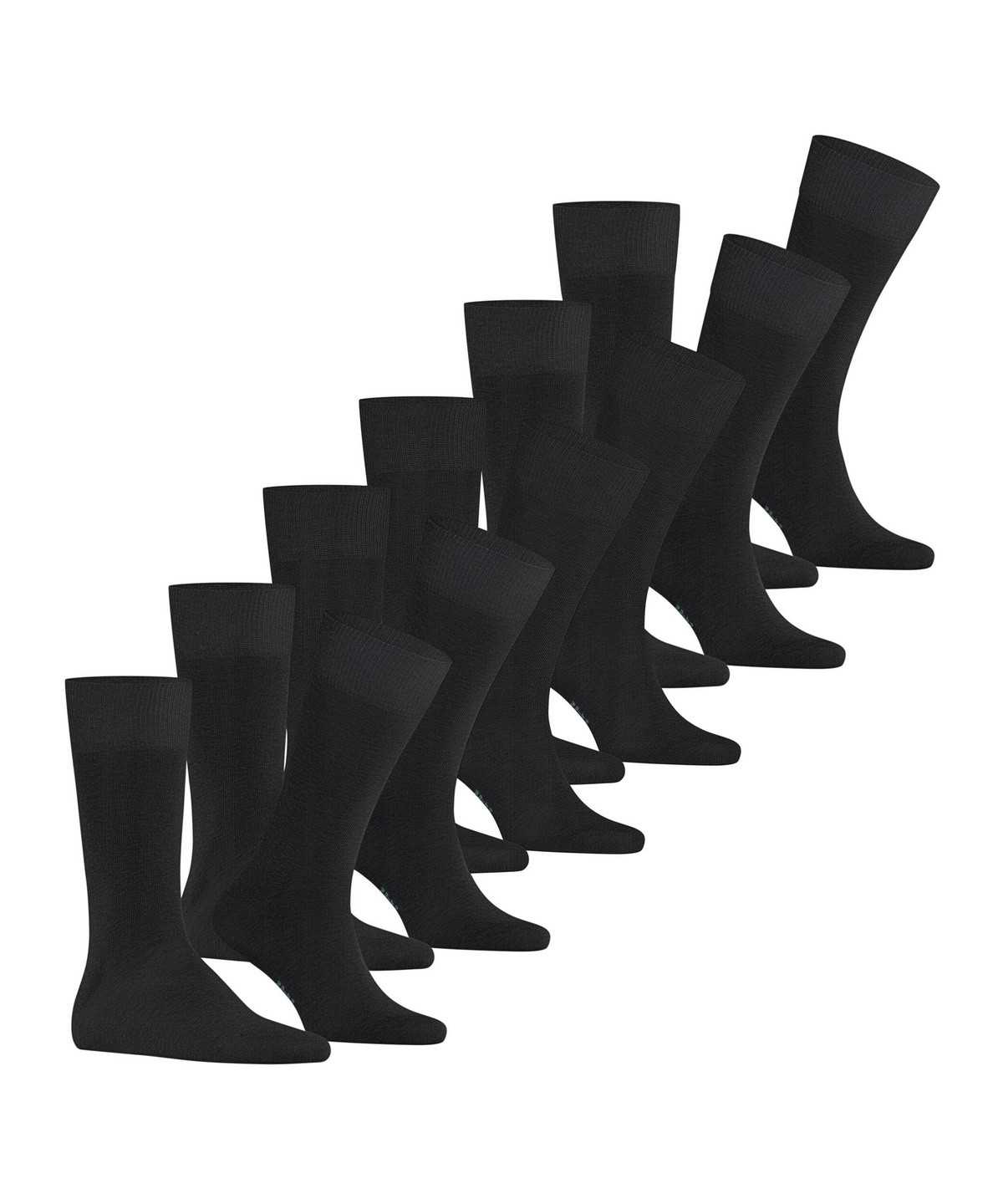 Falke Happy 6-Pack Socks Socken Herren Schwarz | 9130268-WL