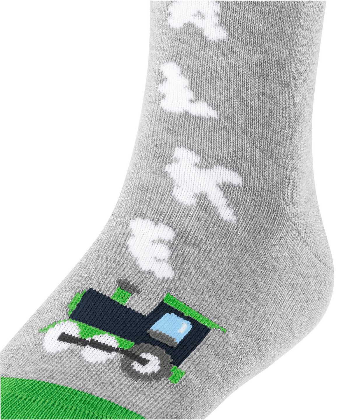 Falke Happy Locomotive Socks Socken Kinder Grau | 0937165-UC