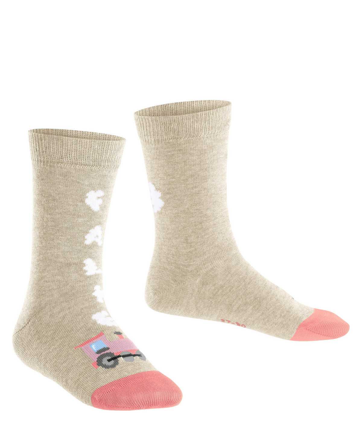 Falke Happy Locomotive Socks Socken Kinder Beige | 7398165-LW