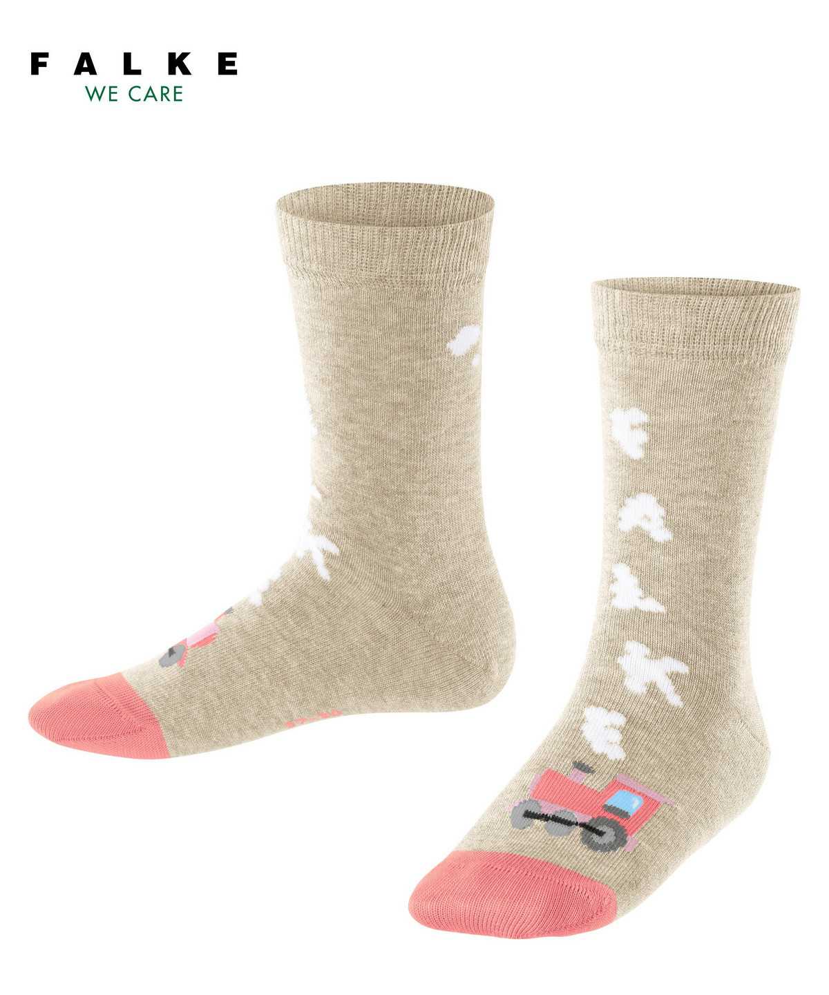 Falke Happy Locomotive Socks Socken Kinder Beige | 7398165-LW