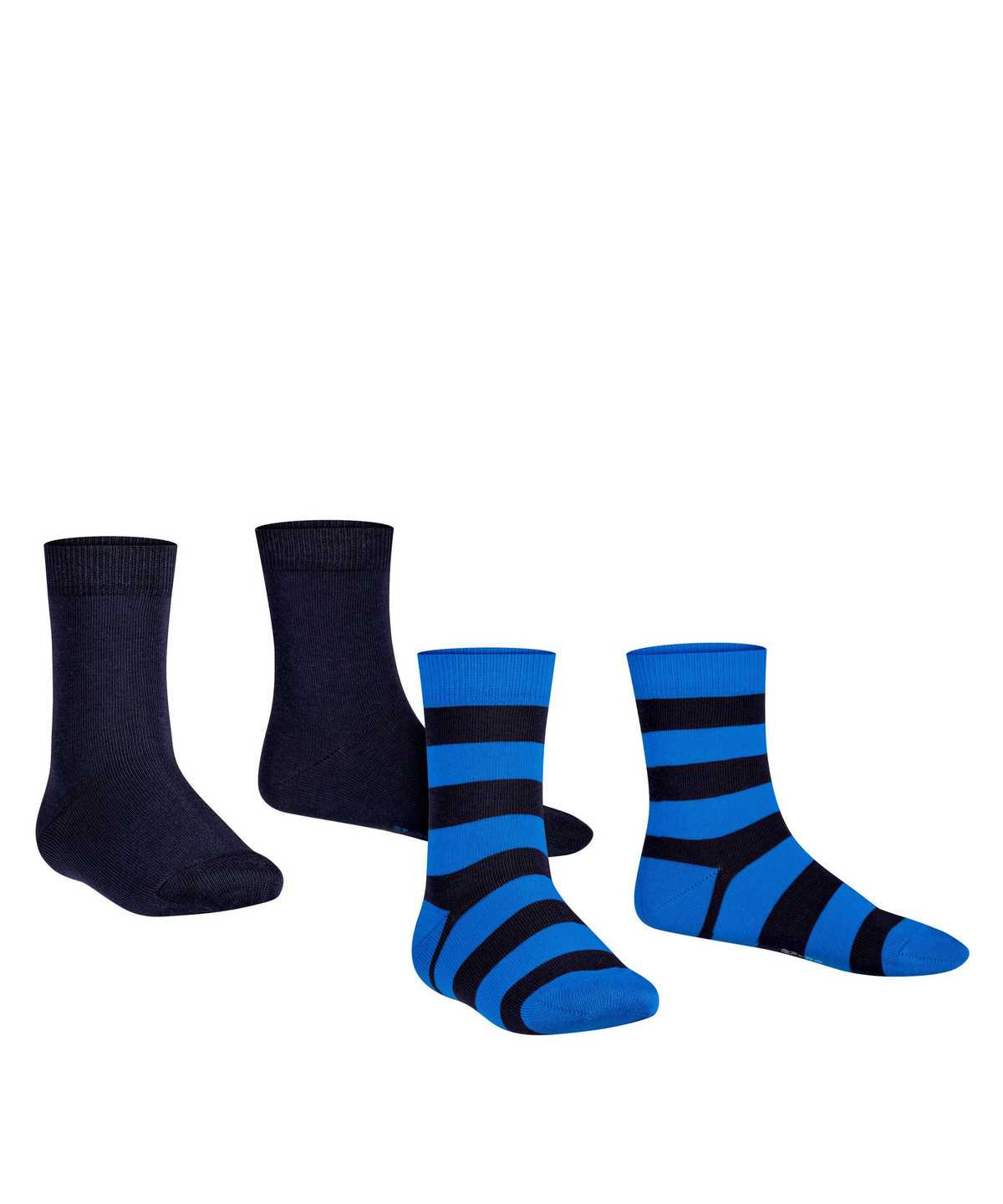 Falke Happy Stripe 2-Pack Socks Socken Kinder Schwarz | 9170423-WG