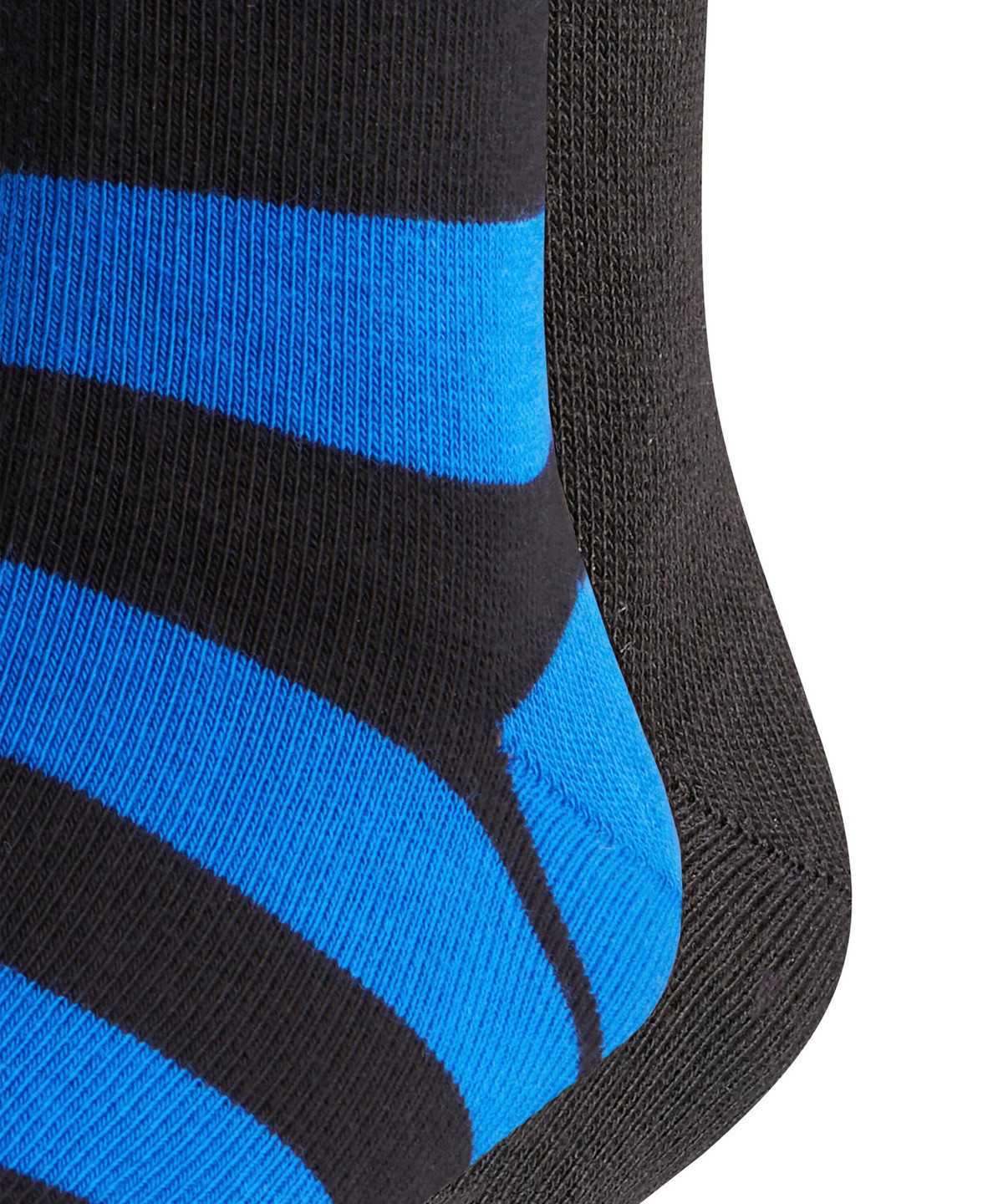 Falke Happy Stripe 2-Pack Socks Socken Kinder Schwarz | 9170423-WG