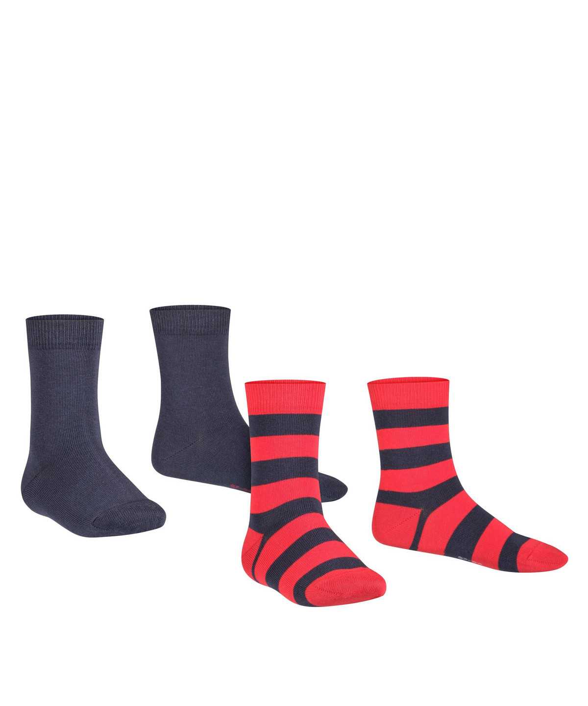 Falke Happy Stripe 2-Pack Socks Socken Kinder Blau | 4130857-QI