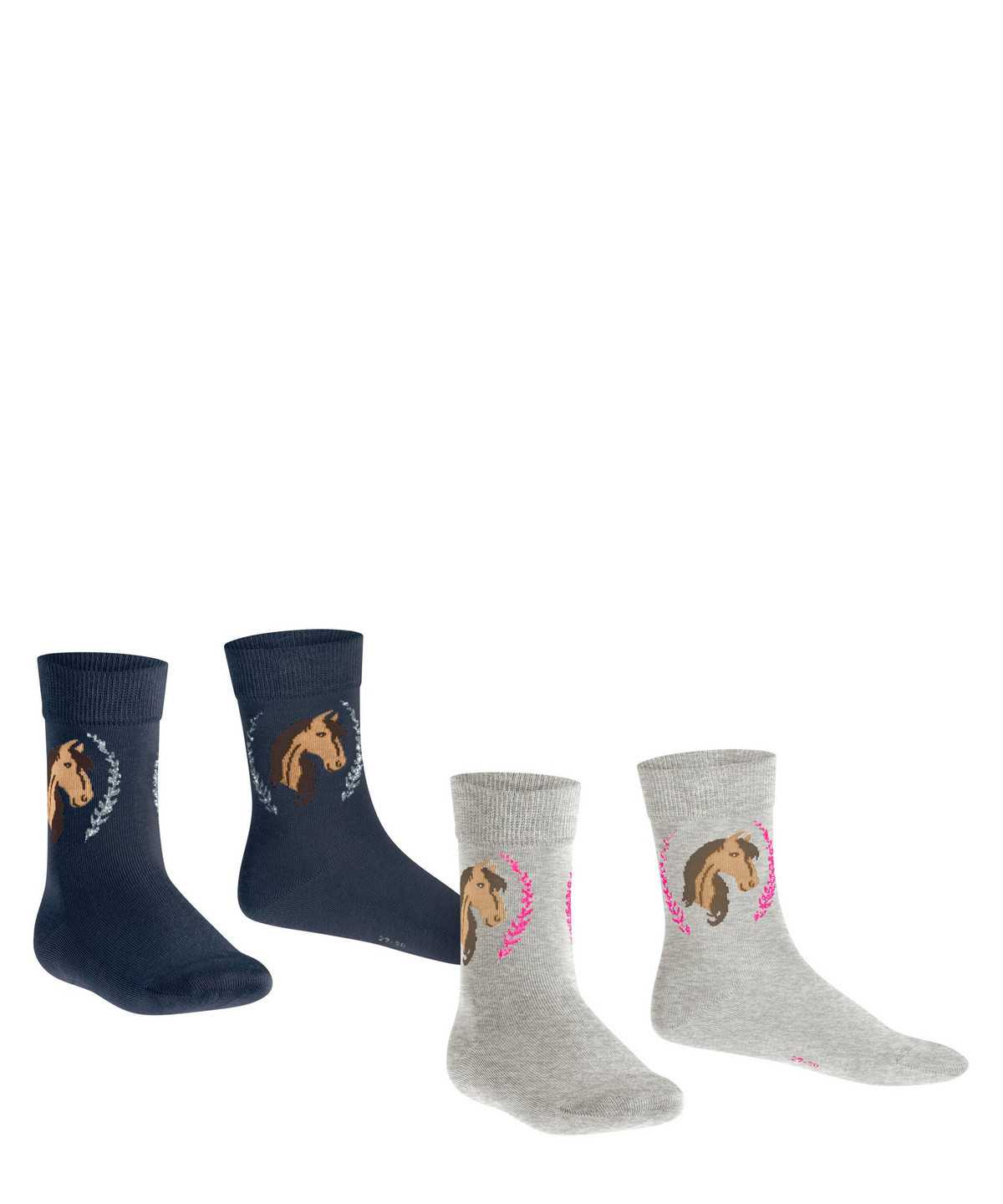 Falke Horse 2-Pack Socks Socken Kinder Multicolored | 0658412-UW