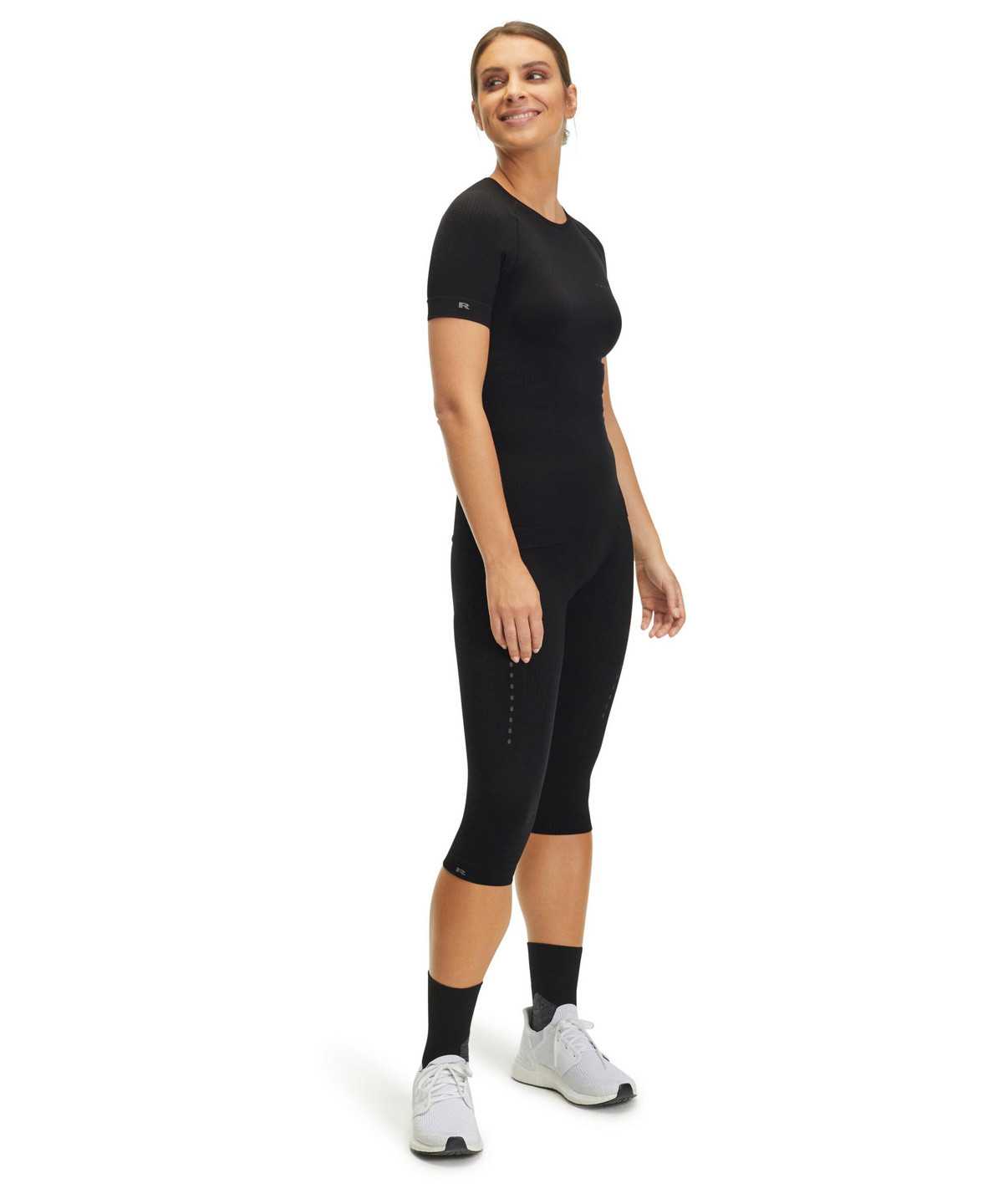 Falke Impulse Running Tights Health Tights Damen Schwarz | 3527491-XB