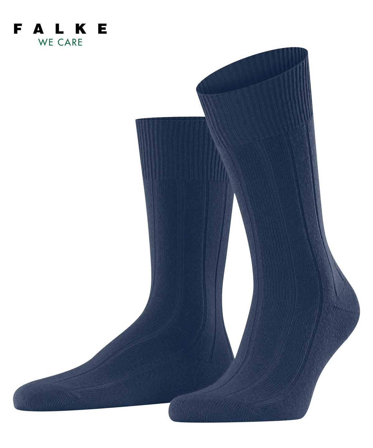 Falke Lhasa Rib Socks Socken Herren Blau | 0938415-VD