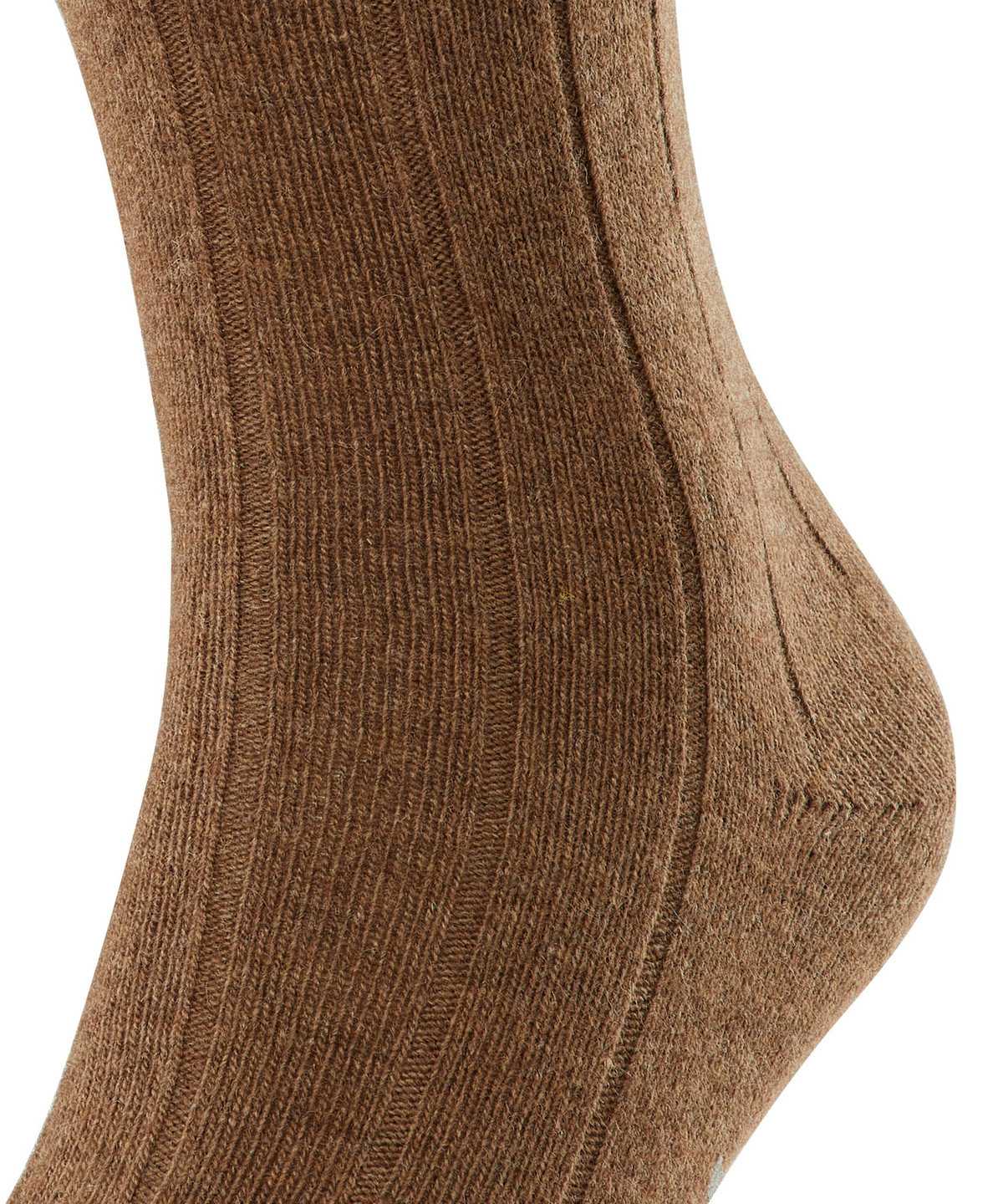 Falke Lhasa Rib Socks Socken Herren Braun | 1472695-HP