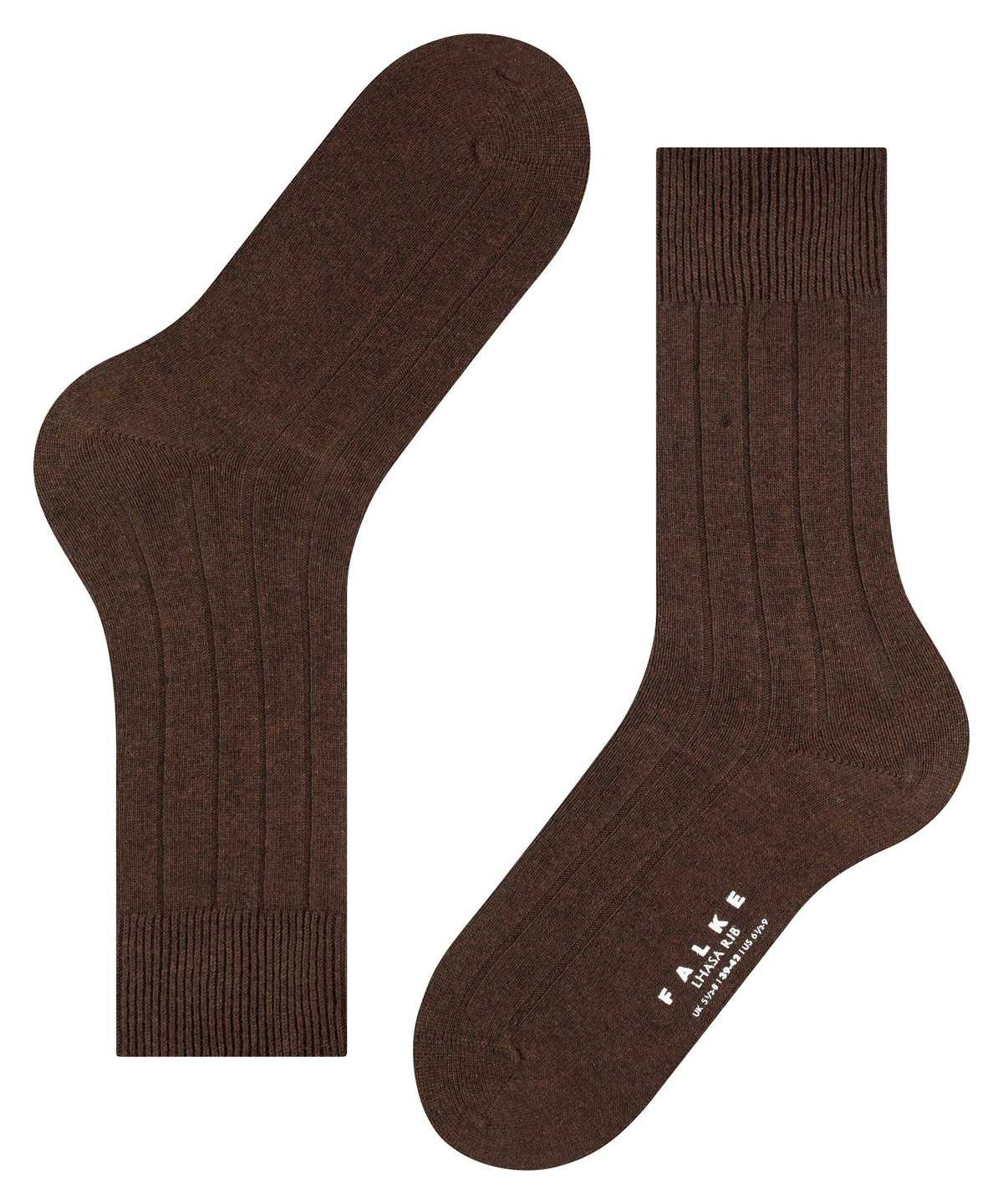 Falke Lhasa Rib Socks Socken Herren Braun | 3518064-YL