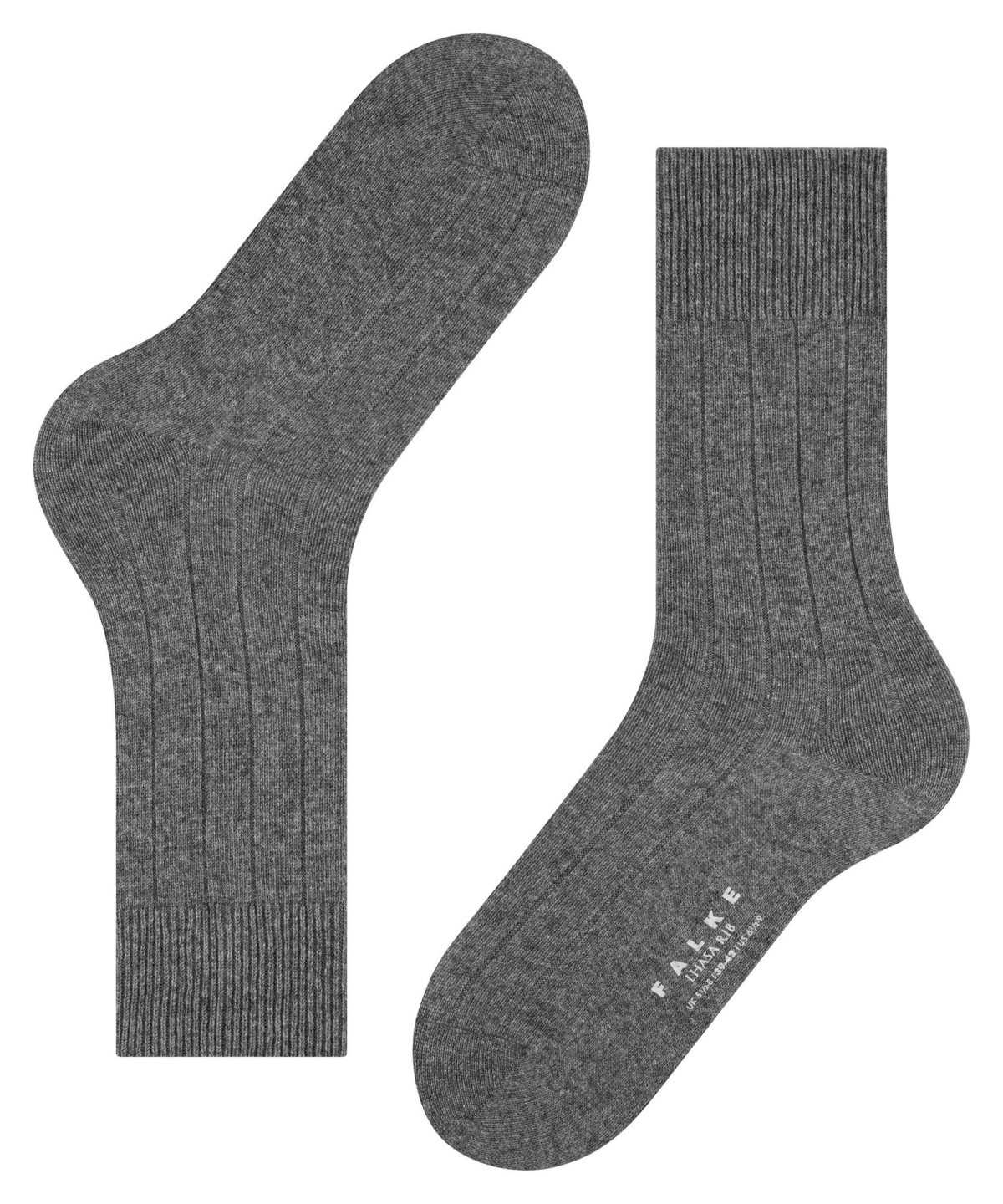 Falke Lhasa Rib Socks Socken Herren Grau | 7650824-BO