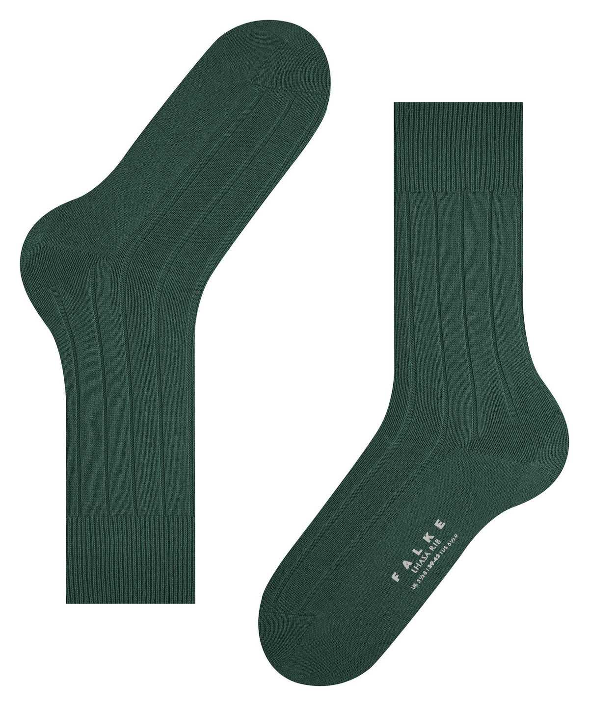 Falke Lhasa Rib Socks Socken Herren Grün | 9731280-HD