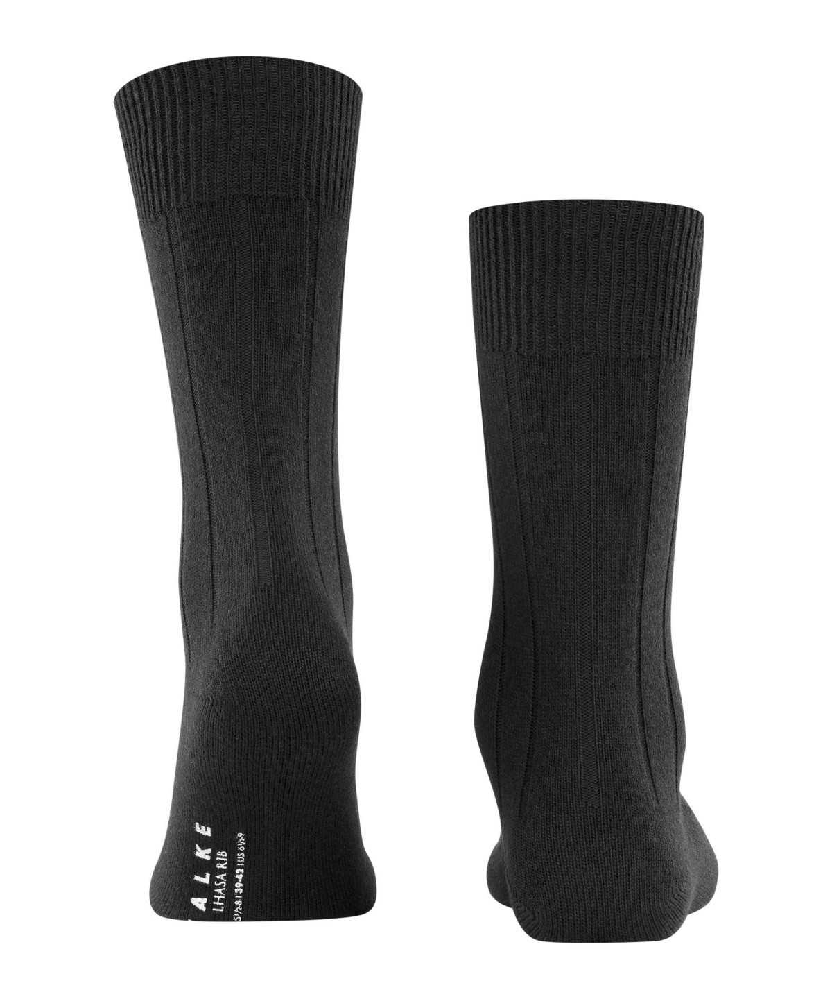 Falke Lhasa Rib Socks Socken Herren Schwarz | 2681957-GW