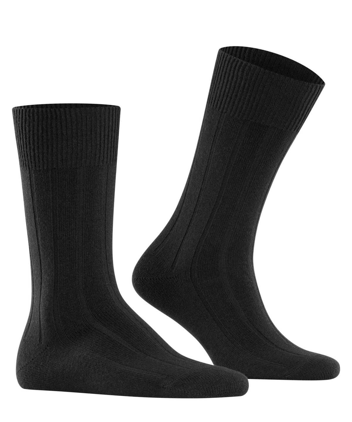 Falke Lhasa Rib Socks Socken Herren Schwarz | 2681957-GW