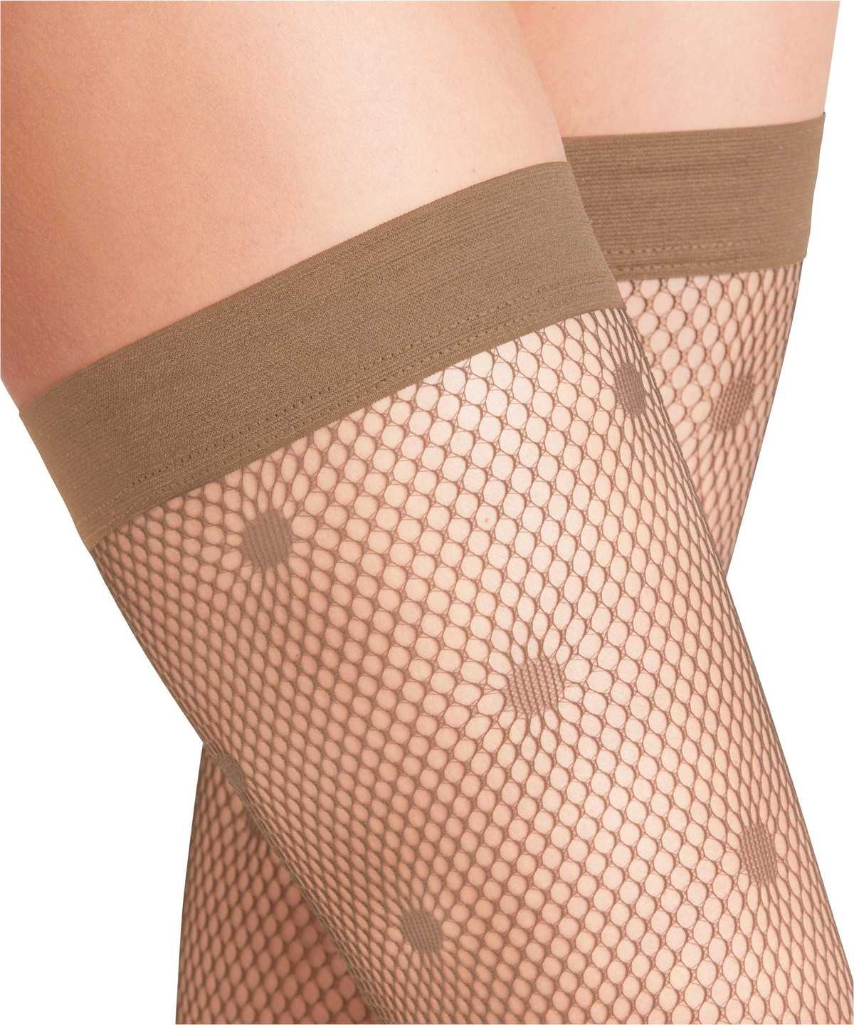 Falke Lingerie Dot Stay-ups Thigh Highs Damen Beige | 8732195-XJ