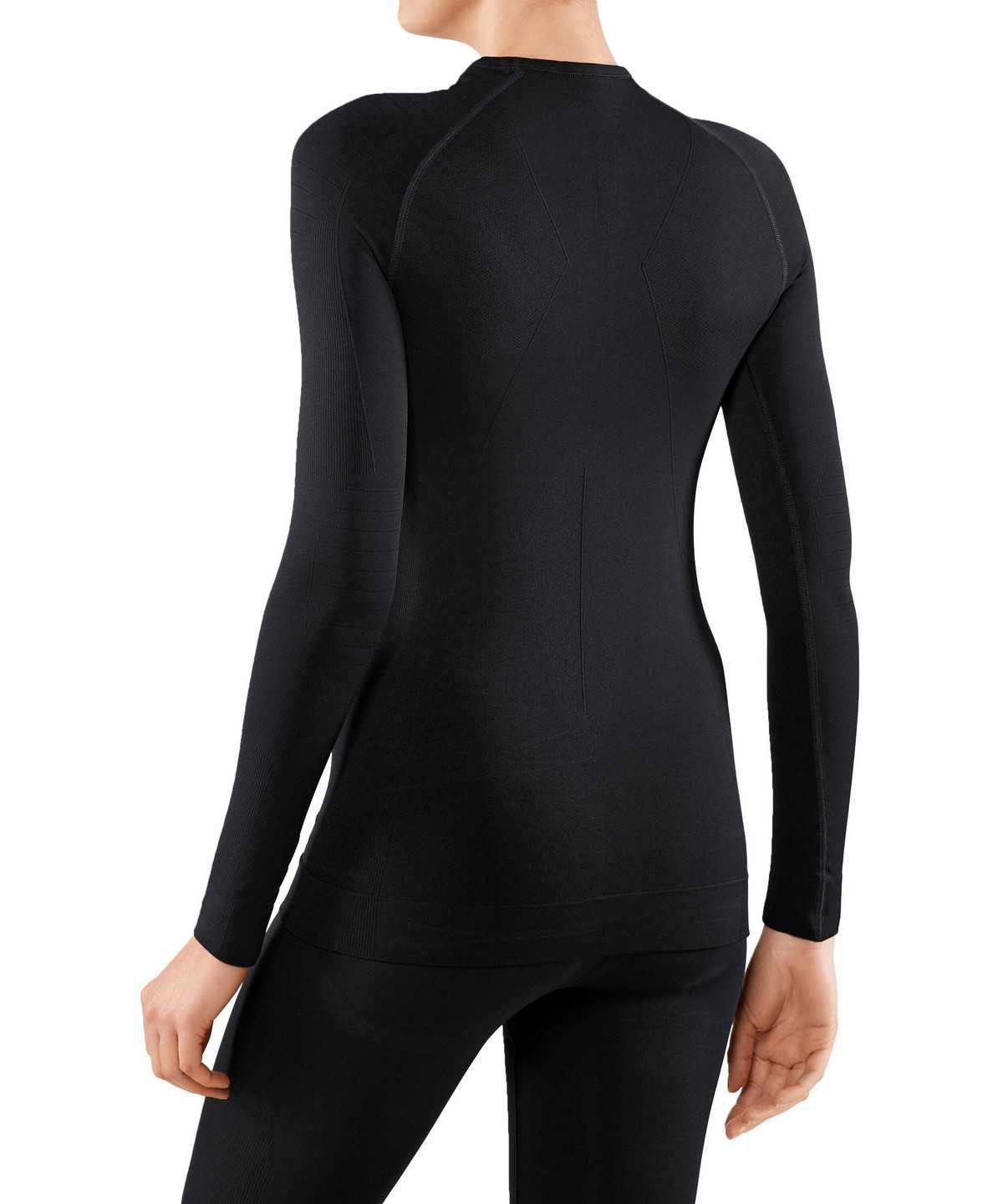 Falke Long sleeve shirt Maximum Warm Langarmhemd Damen Schwarz | 7065814-RI