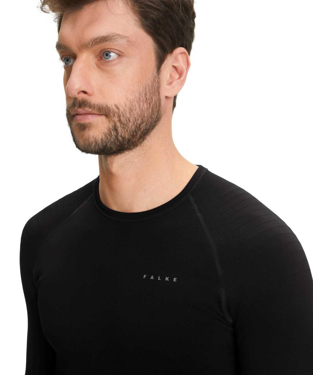 Falke Long sleeve shirt Maximum Warm Long Sleeve T-Shirts Herren Schwarz | 2468915-PJ