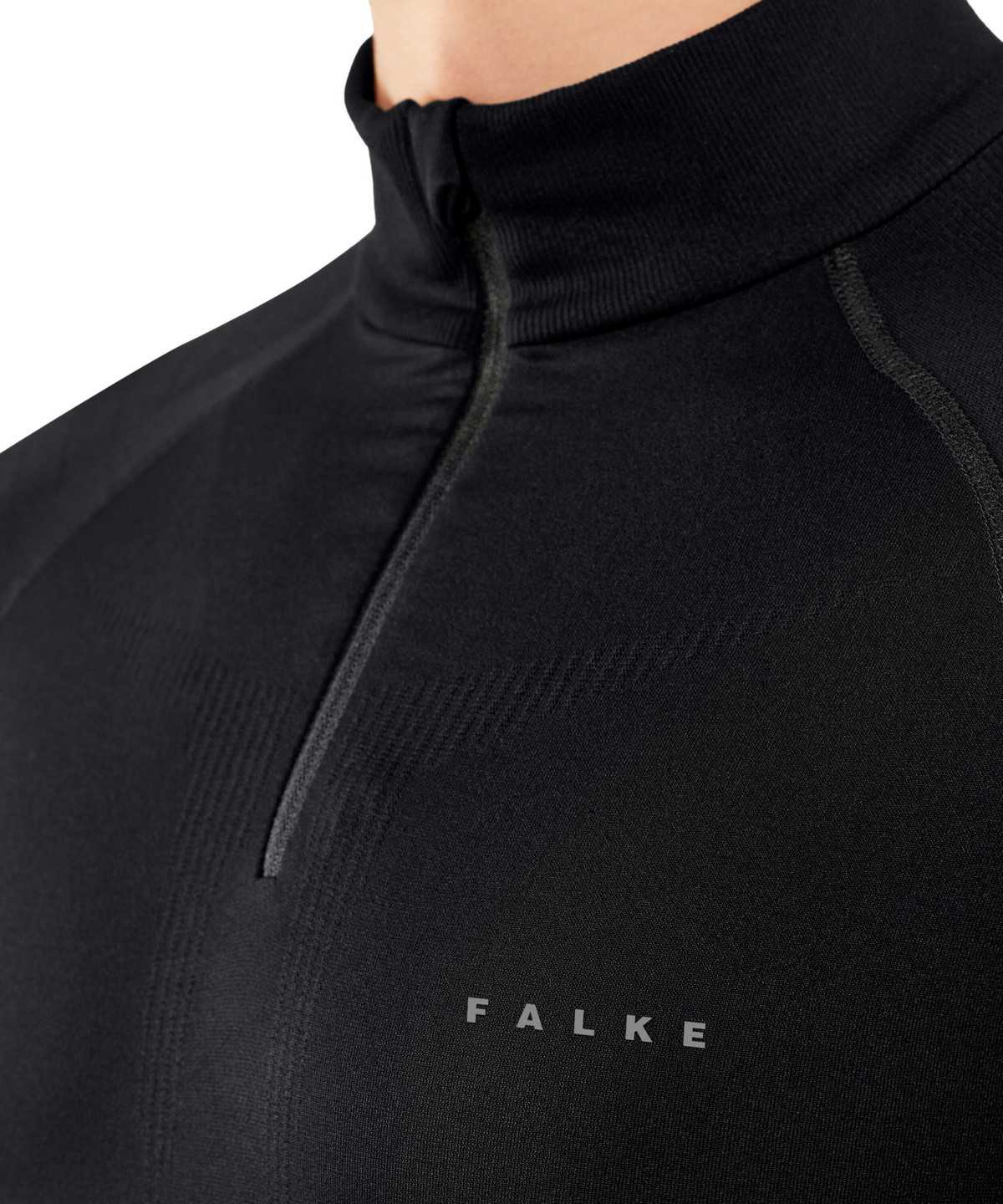 Falke Long sleeve shirt Maximum Warm Long Sleeve T-Shirts Herren Schwarz | 5976021-VC