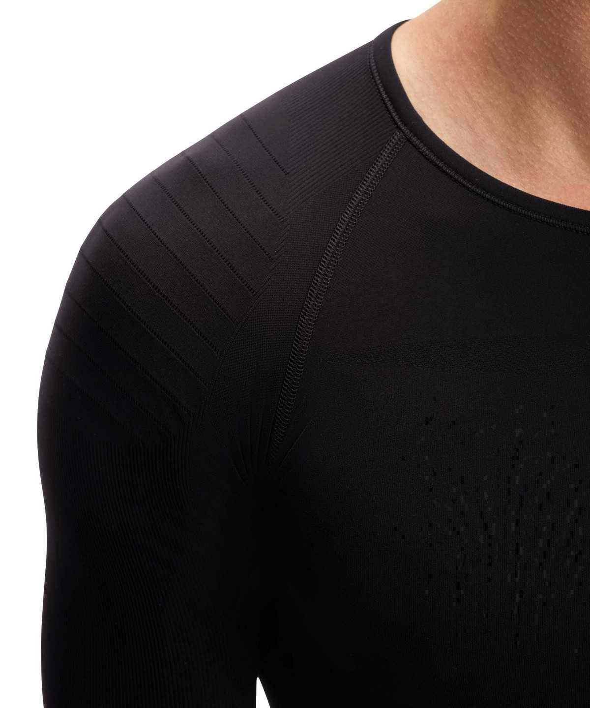 Falke Long sleeve shirt Warm Long Sleeve T-Shirts Herren Schwarz | 9142670-UR