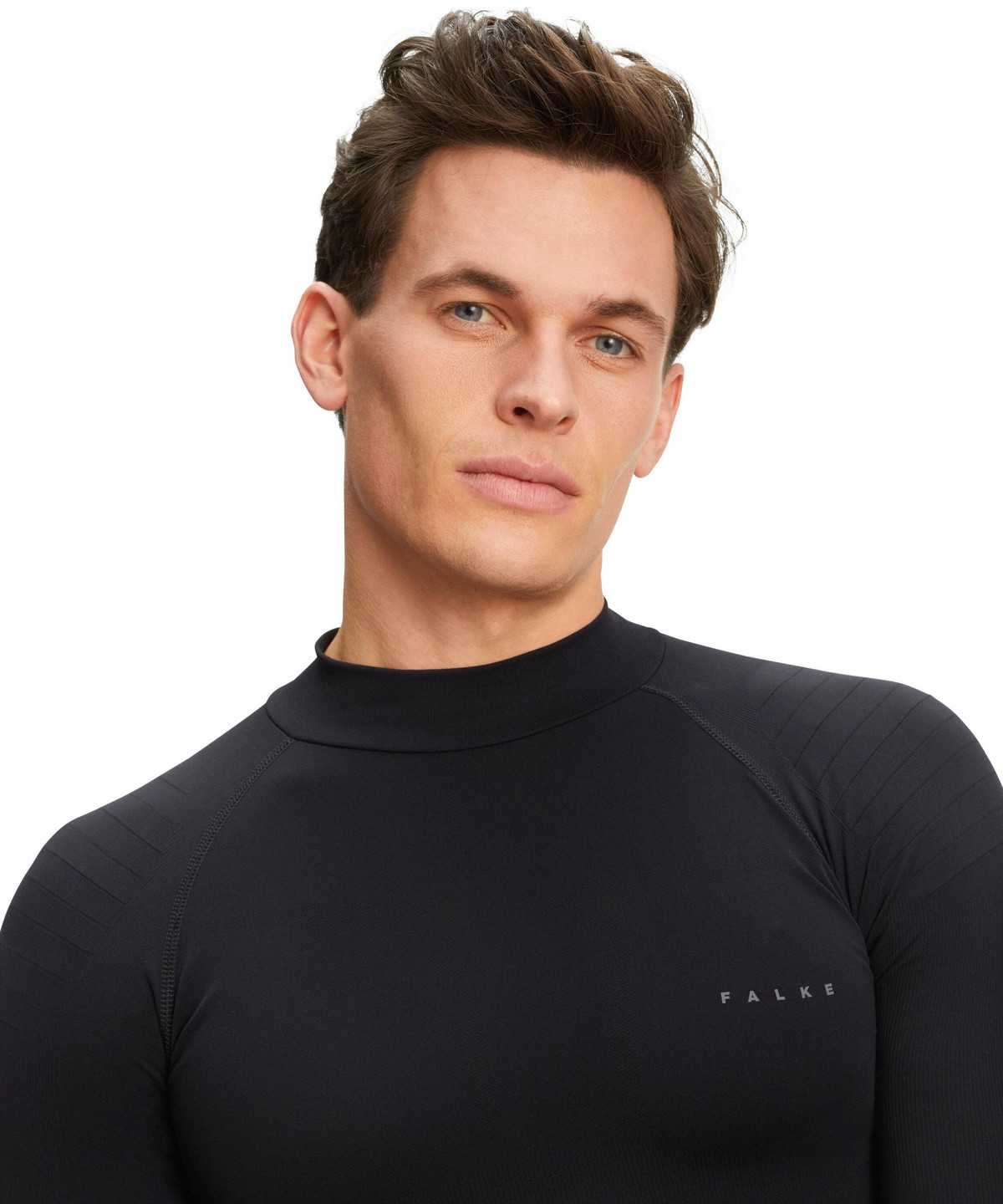 Falke Long sleeve shirt Warm Long Sleeve T-Shirts Herren Schwarz | 2159748-SK