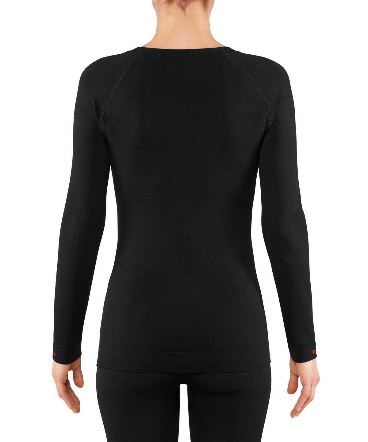 Falke Long sleeve shirt Wool-Tech Light Langarmhemd Damen Schwarz | 0981746-GI