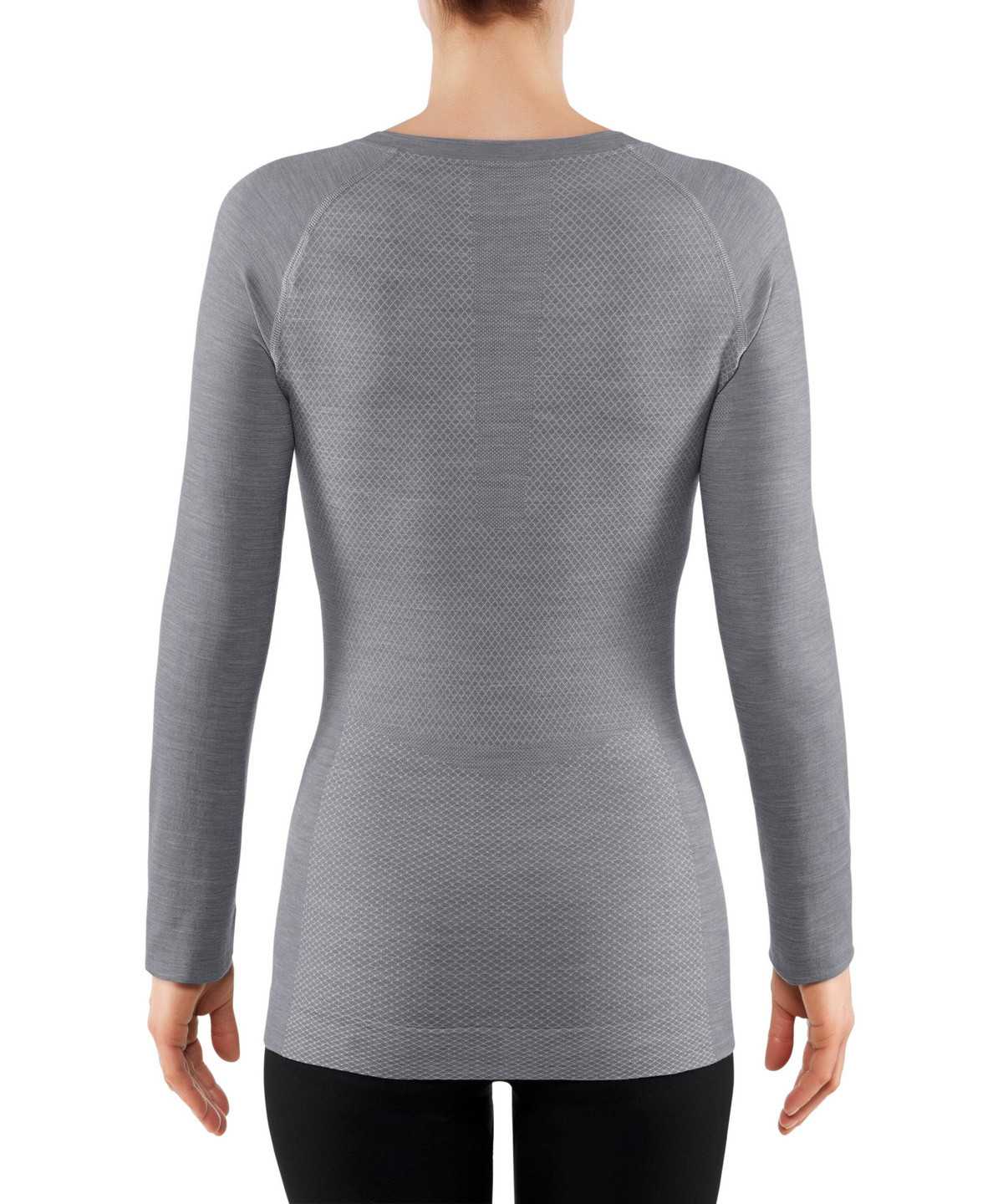 Falke Long sleeve shirt Wool-Tech Light Langarmhemd Damen Grau | 8354201-OD