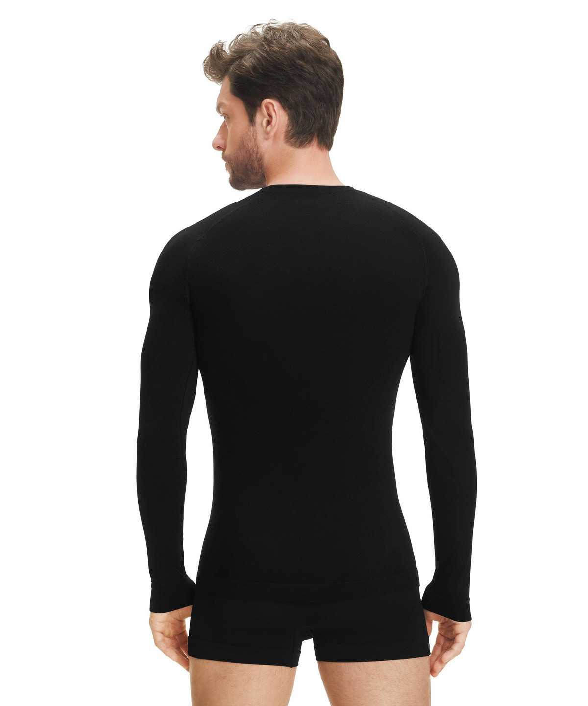 Falke Long sleeve shirt Wool-Tech Light Long Sleeve T-Shirts Herren Schwarz | 6309481-NY