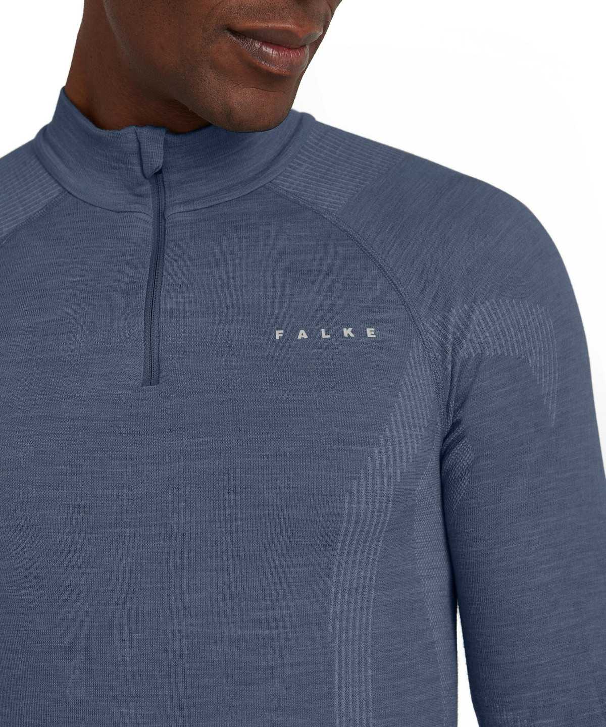 Falke Long sleeve shirt Wool-Tech Long Sleeve T-Shirts Herren Blau | 7130964-XR