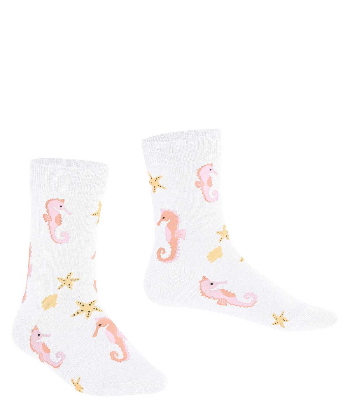 Falke Lovely Seahorses Socks Socken Kinder Weiß | 3456072-EU