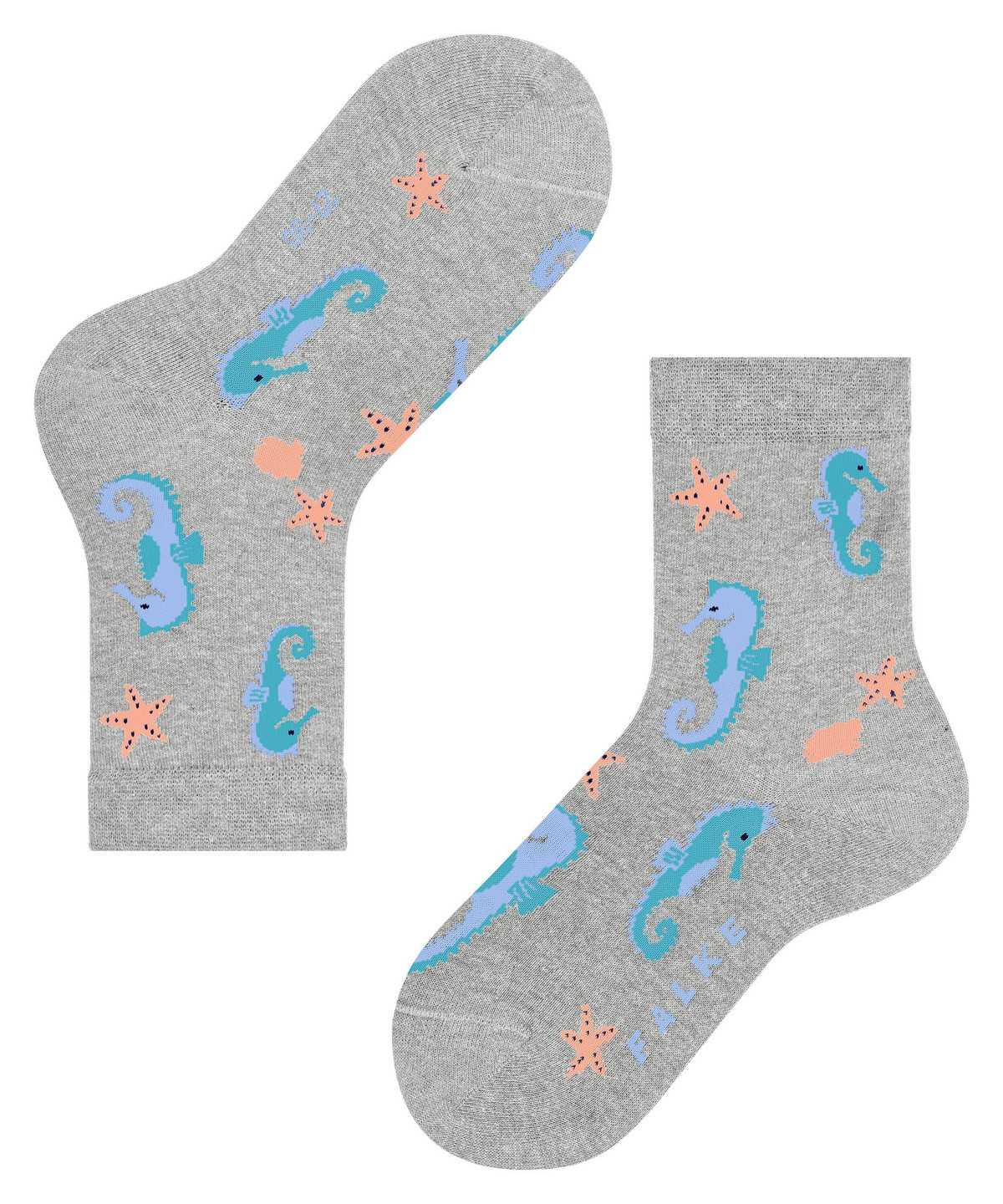 Falke Lovely Seahorses Socks Socken Kinder Grau | 3925817-QN