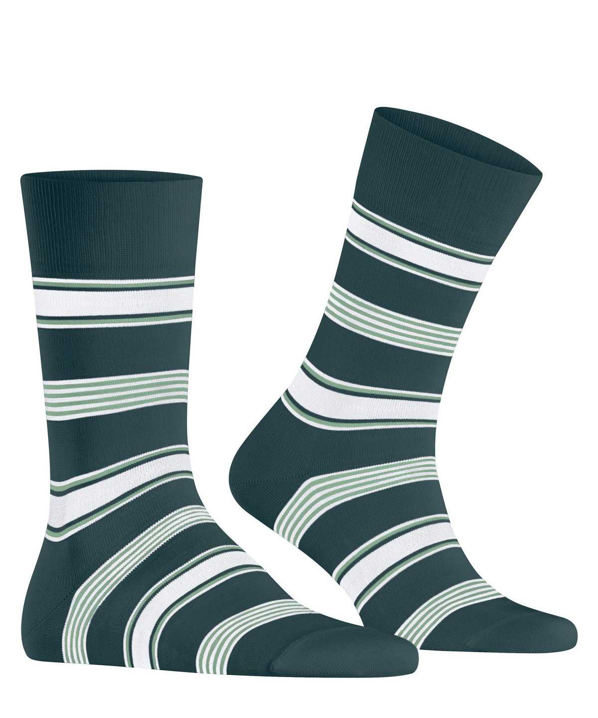 Falke Marina Stripe Socks Socken Herren Grün | 1625439-VP