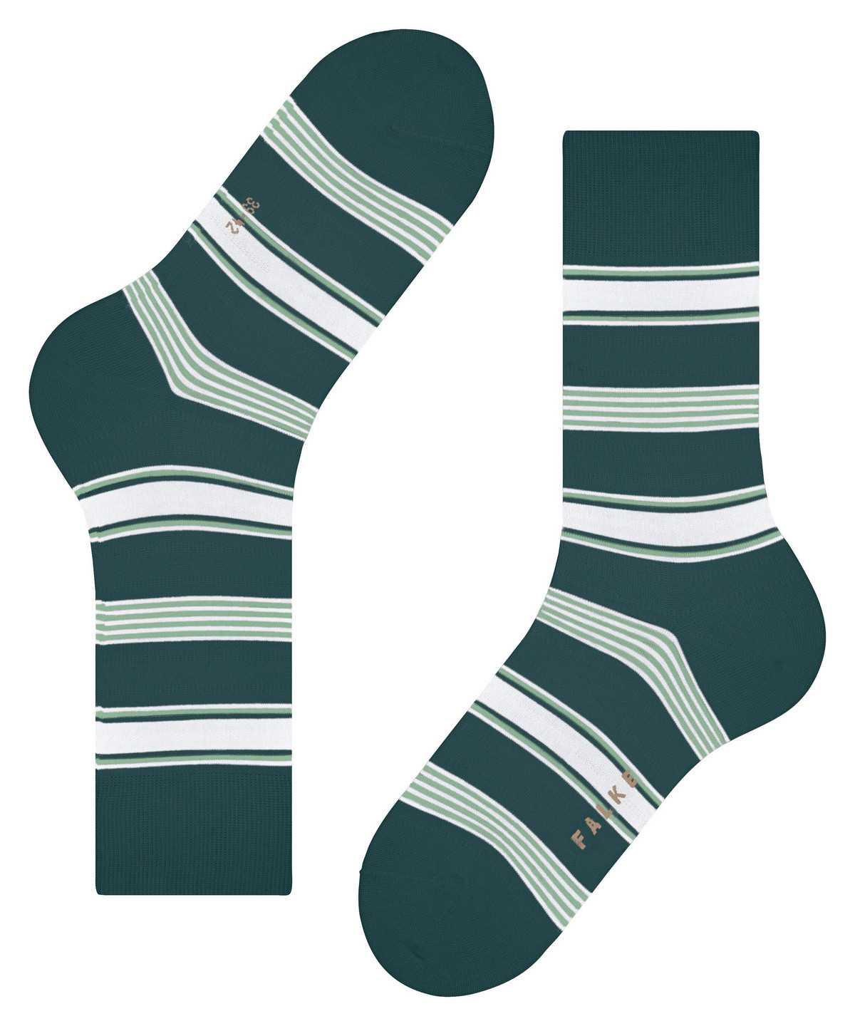 Falke Marina Stripe Socks Socken Herren Grün | 1625439-VP