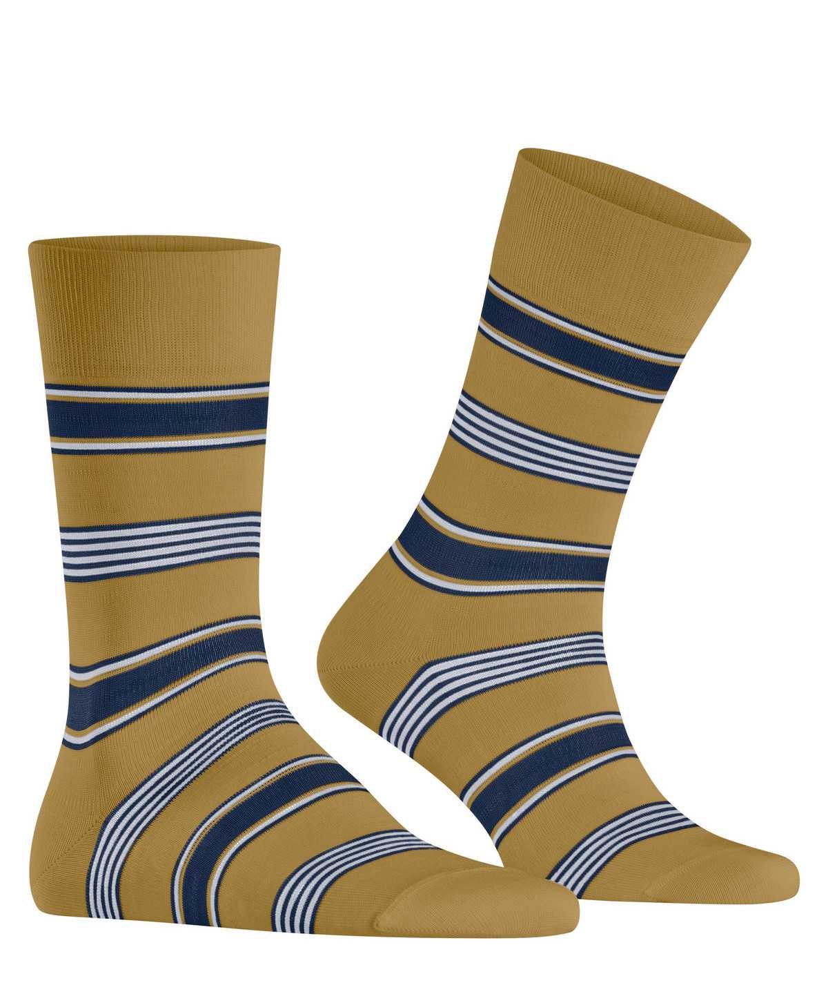 Falke Marina Stripe Socks Socken Herren Gelb | 2746859-WS