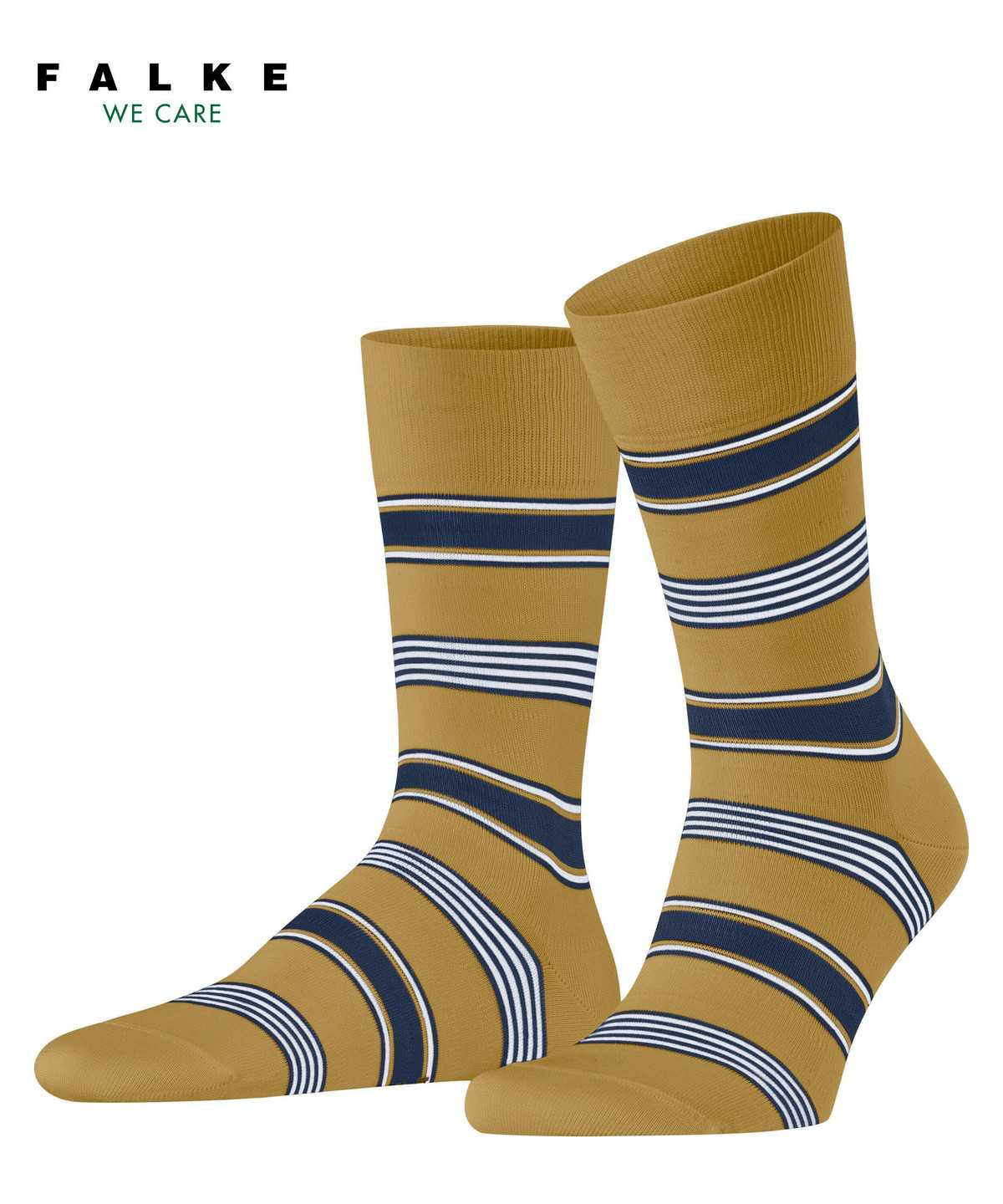 Falke Marina Stripe Socks Socken Herren Gelb | 2746859-WS