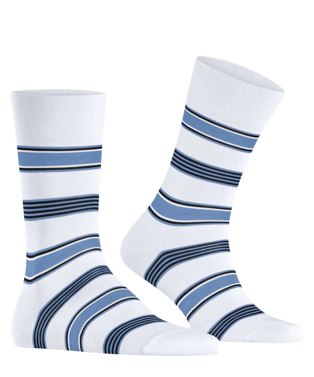 Falke Marina Stripe Socks Socken Herren Weiß | 8261953-CF