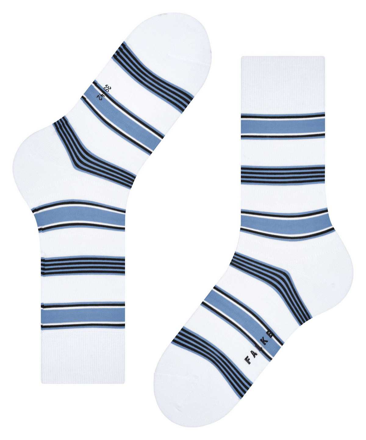 Falke Marina Stripe Socks Socken Herren Weiß | 8261953-CF