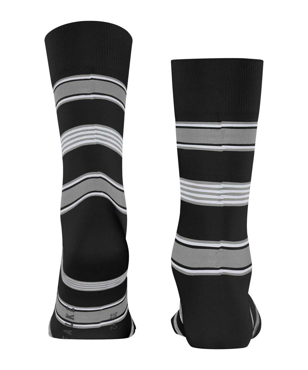 Falke Marina Stripe Socks Socken Herren Schwarz | 8276390-WK