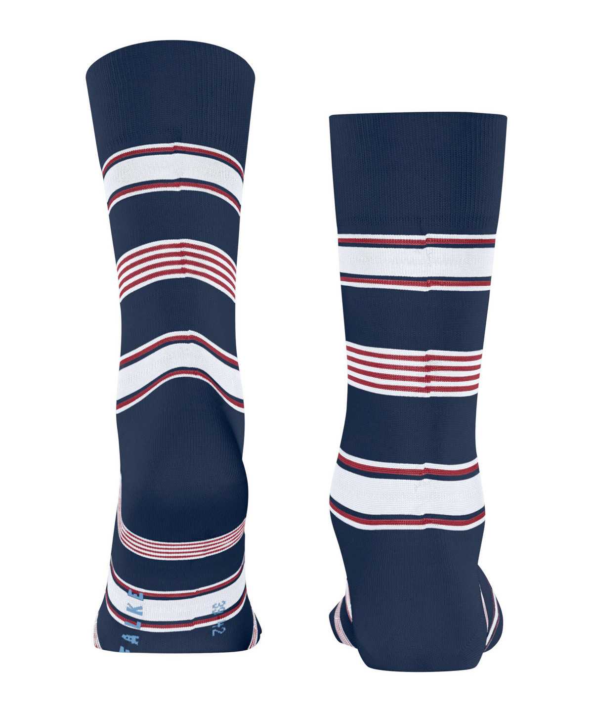 Falke Marina Stripe Socks Socken Herren Blau | 7641592-ZB