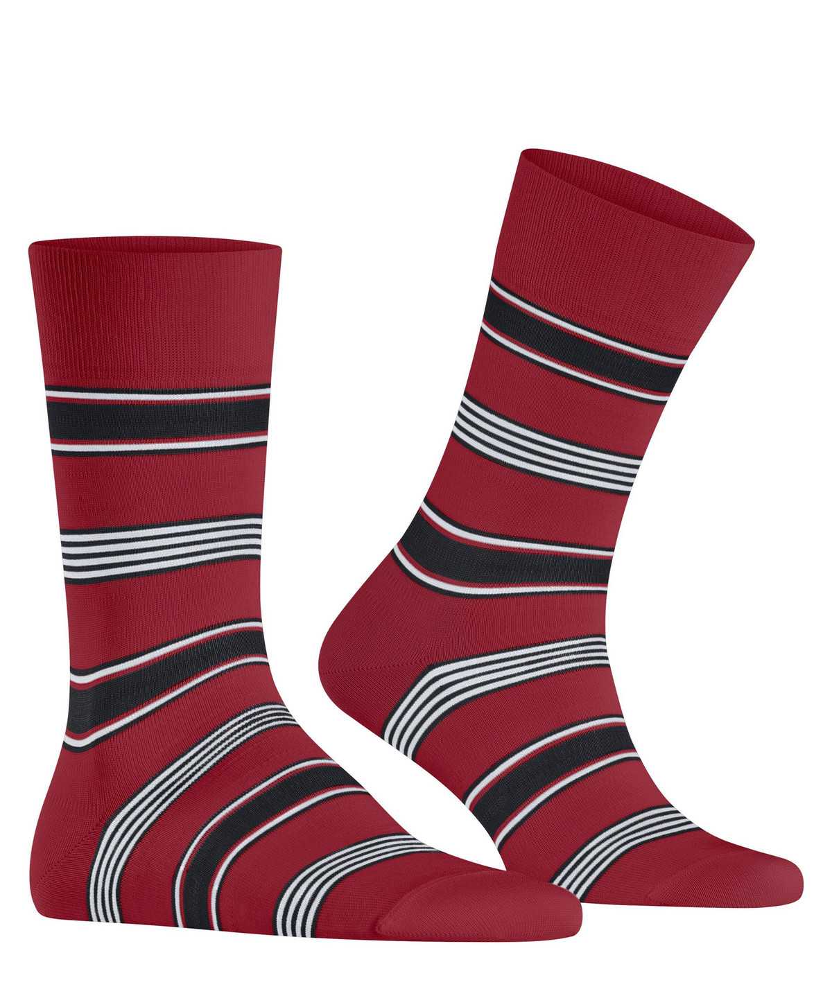 Falke Marina Stripe Socks Socken Herren Rot | 6782104-PT