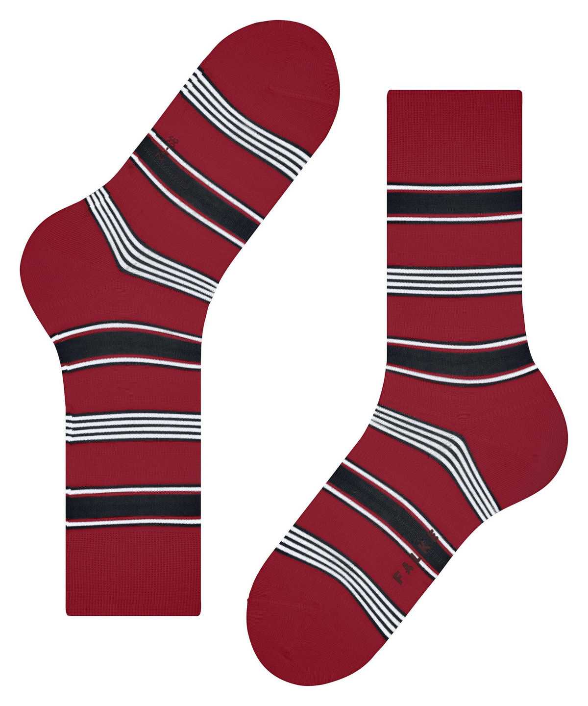 Falke Marina Stripe Socks Socken Herren Rot | 6782104-PT